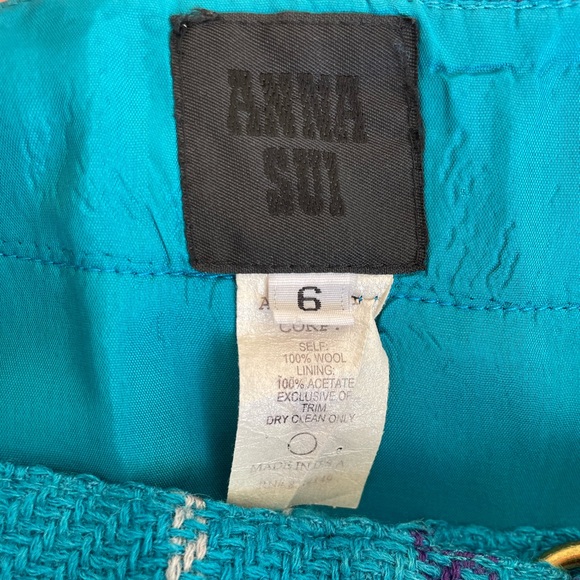 Vintage Anna Sui Plaid Mini Skirt - Picture 4 of 4